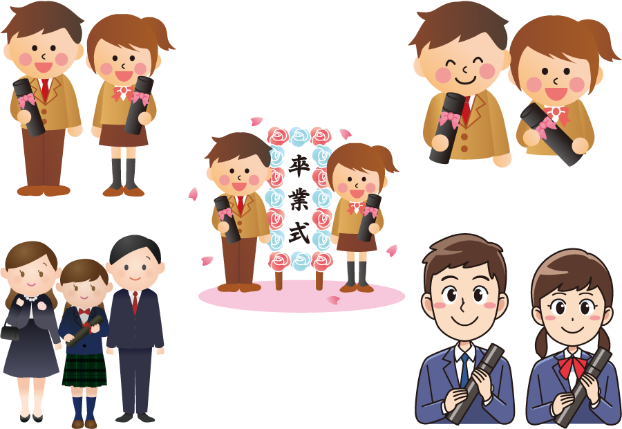 美しい花の画像 綺麗な高校生 イラスト 無料
