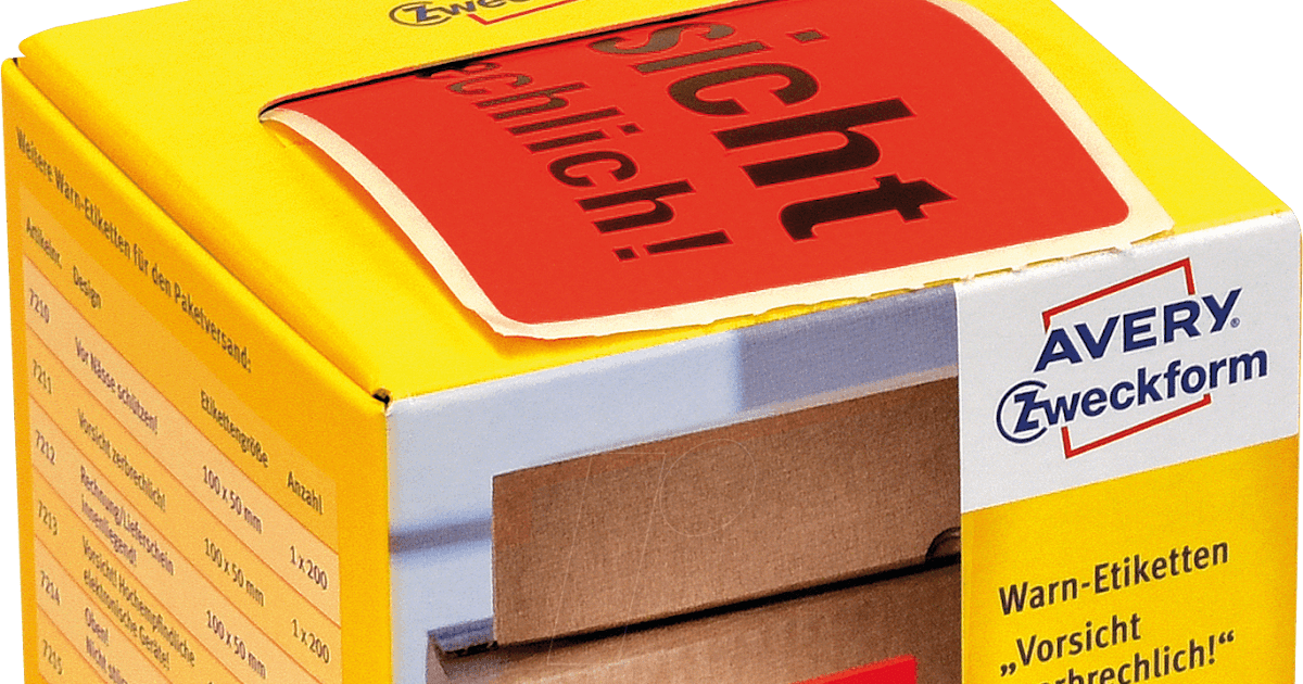 Vorsicht Zerbrechlich Zum Ausdrucken Dhl - Packaging Label ...