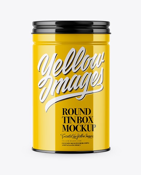 Download Download Glossy Round Tin Box Mockup Yellowimages - Glossy Tin Box Mockup In Box Mockups On ...
