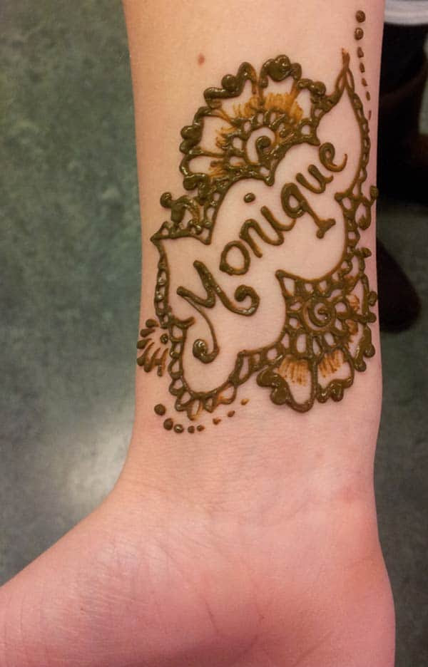43 Charming Style Henna Mehndi With Name