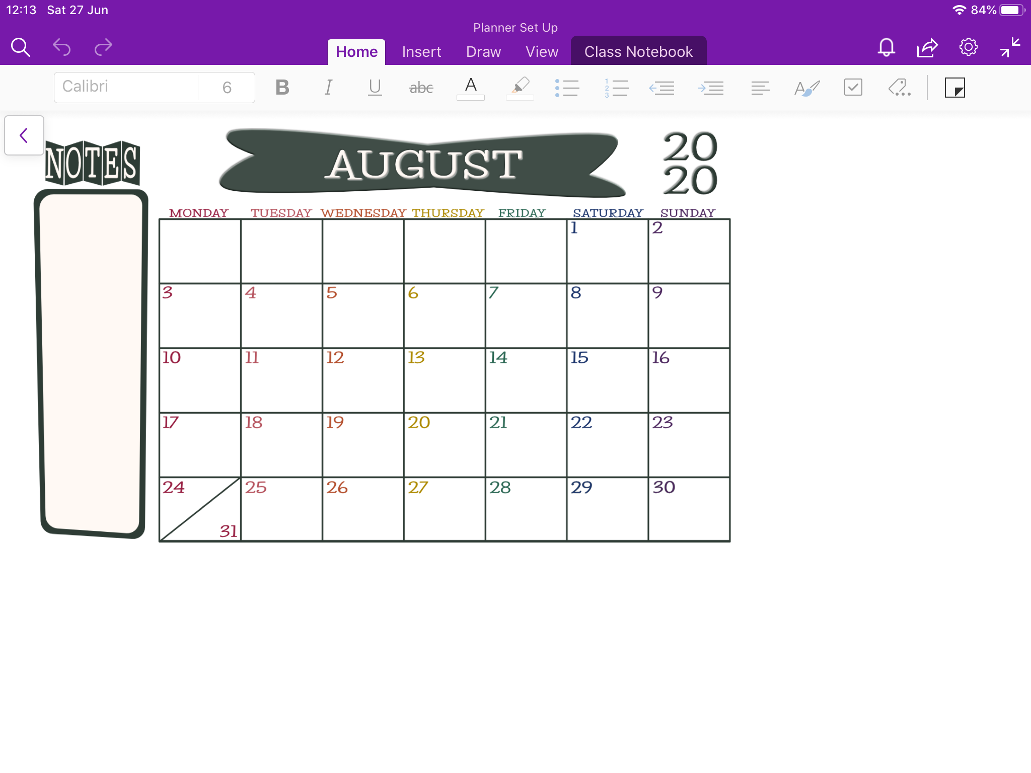 Creating a day planner (self.onenote). Bright Future 2020 2021 Free Digital Teacher Planner For Onenote Mrs Wilson Science