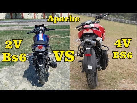 Tvs Apache Rtr 160 2v Bs6 Vs Tvs Apache Rtr 160 4v Bs6 Which Is Best