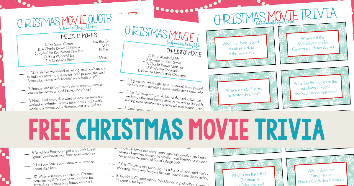 Christmas Movie Quotes Trivia Questions And Answers