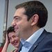 Alexis Tsipras, Greece's prime minister, right, with Chancellor Angela Merkel of Germany and President François Hollande of France, left, in Brussels on Friday.