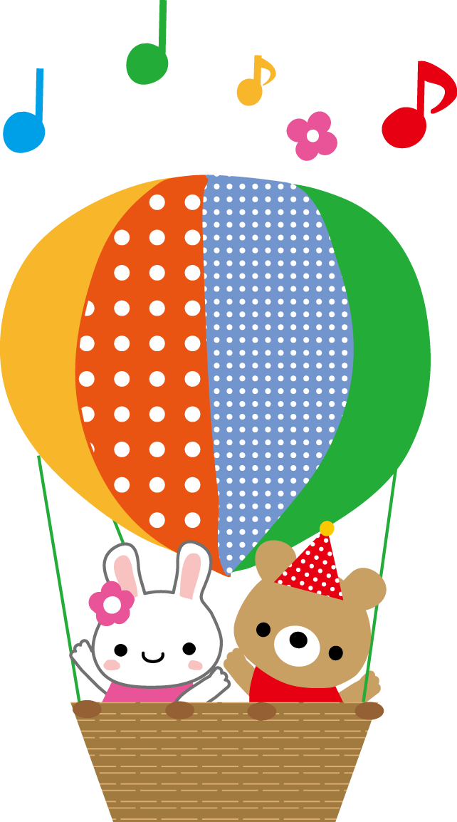 ロイヤリティフリー気球 イラスト かわいい 無料 動物ゾーン
