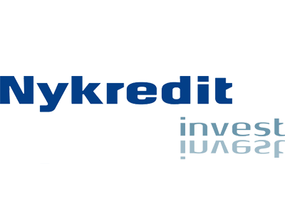 Nykredit logo black and white. Diginpix Entity Nykredit