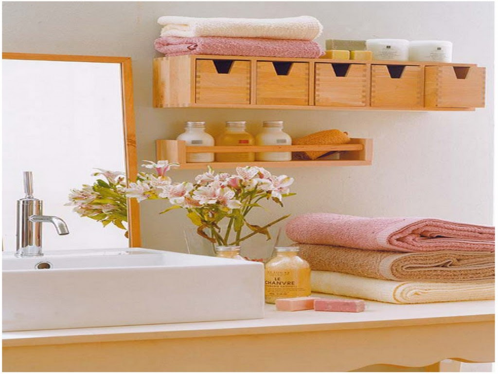 I love to use all kinds of bins for storage. Small Bathroom Storage Ideas