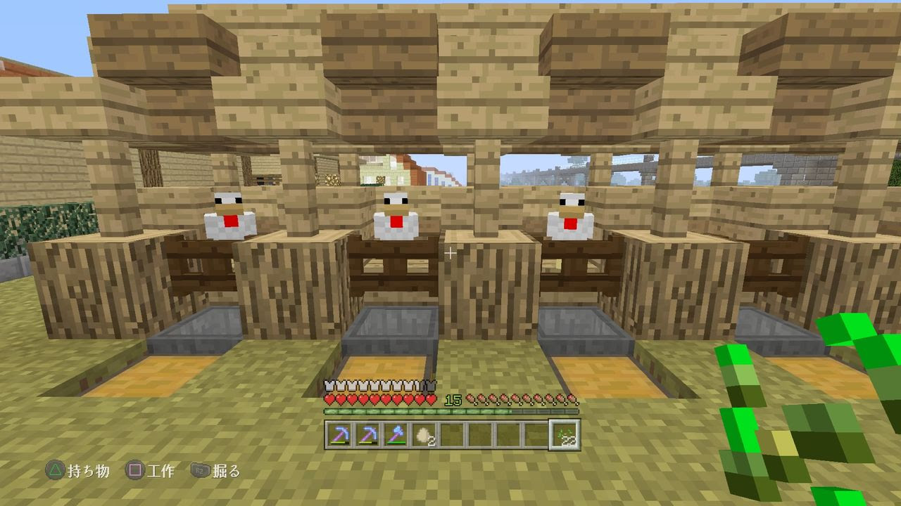 心に強く訴えるマイクラ ニワトリ小屋の作り方 マインクラフト画像