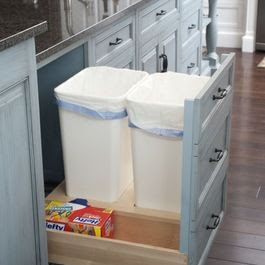Make sure you have BOTH Trash and Recycling Bins (Same Size) in your kitchen!