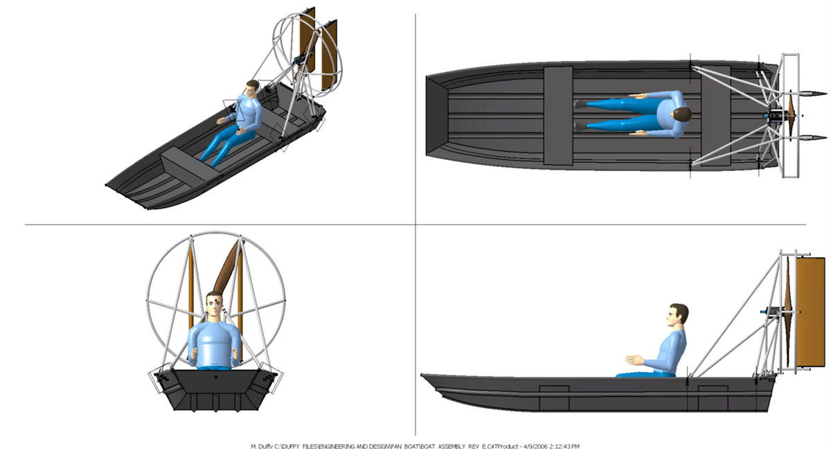 Free Airboat hull plans boat plans