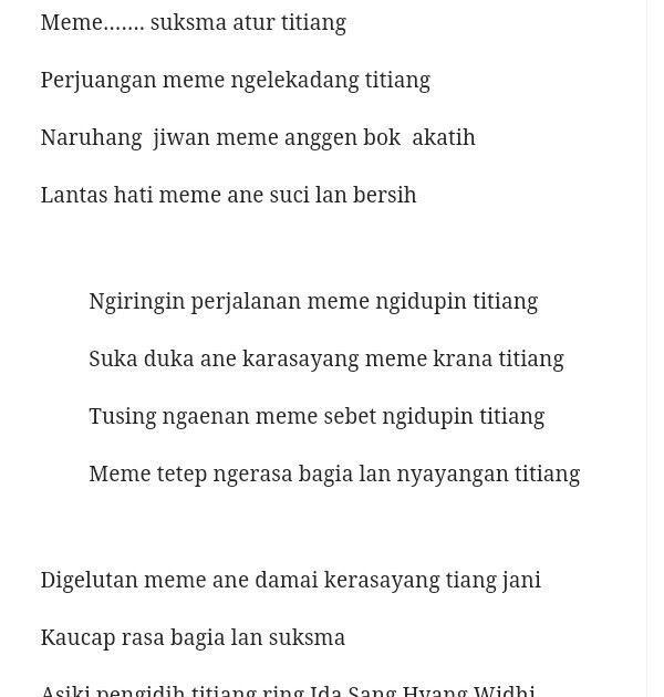 Kumpulan Puisi Dalam Bahasa  Jawa  Dan Artinya KT Puisi