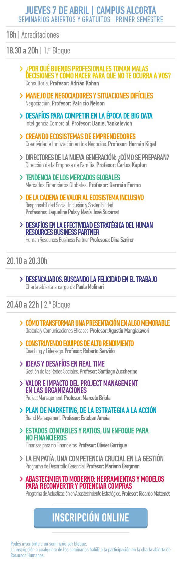 SEMINARIOS