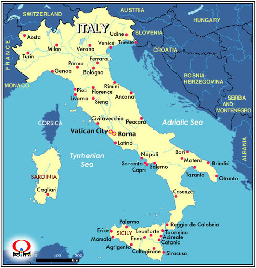 Japan Image イタリア 地図