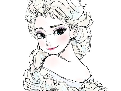 [10000印刷√] エルサ 簡単 イラスト 136694-エルサ 可愛い イラスト 簡単