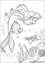 Disney princess ariel coloring pages. The Little Mermaid Coloring Pages On Coloring Book Info
