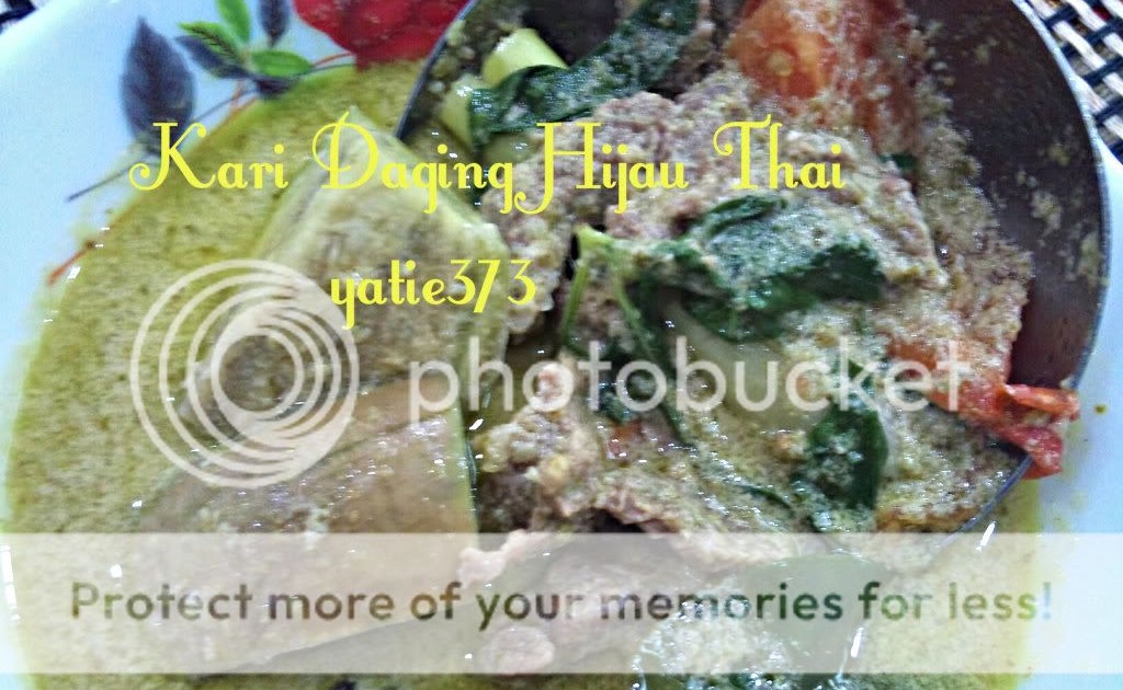 Dunia Masakanku: Kari Ayam Hijau Thai