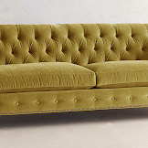 Small Leather Chesterfield Sofa