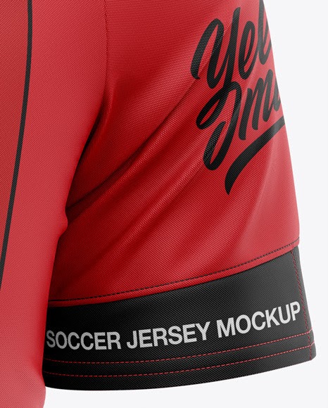 Download 372+ Mens Raglan Soccer Jersey Mockup Front View Football ...