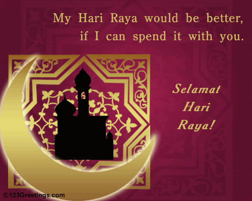 Contoh Greeting Card Hari Raya - Hosof