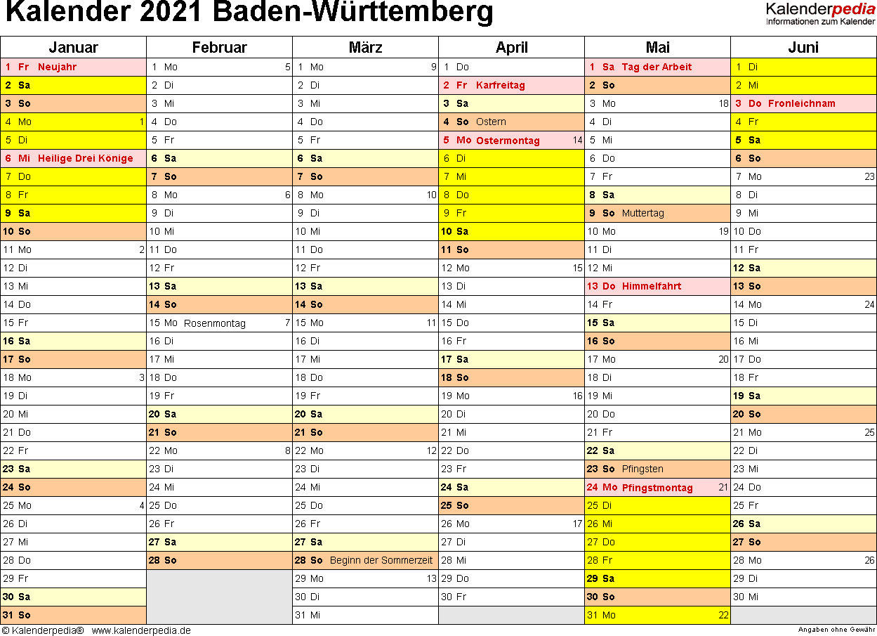 Ferien Bw 2021 / Ferien Bayern 2021 - Übersicht der ...