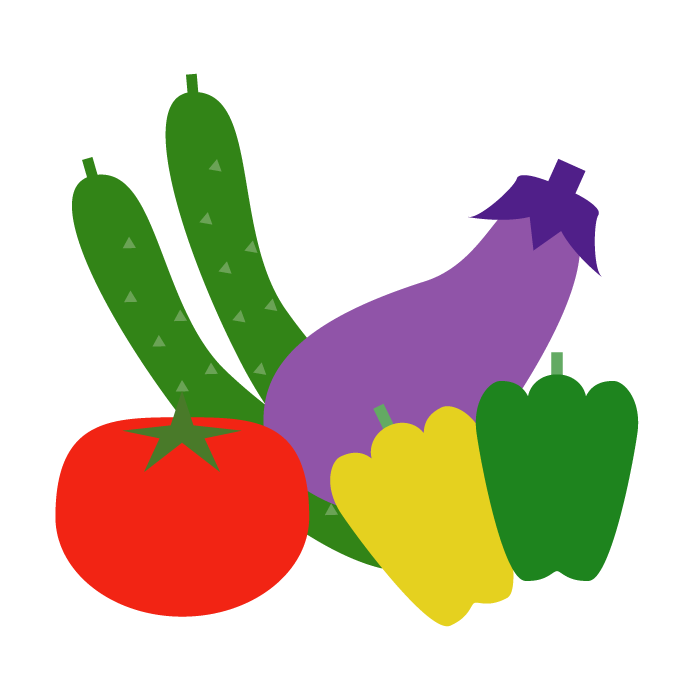 最高の動物画像 最高の夏野菜 イラスト 無料