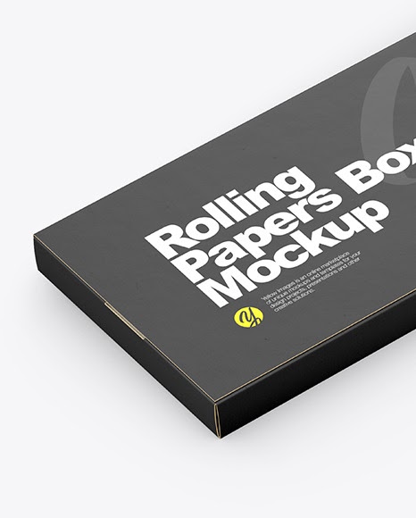 Download Paper Cigarette Pack Mockup - Rolling Paper Box Mockup In ...