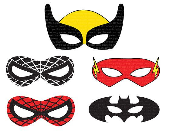 I printed them on card stock to make the masks a bit sturdier. Best Photos Of Printable Superhero Masks Superhero Mask Cut Out Clipart Best Clipart Best
