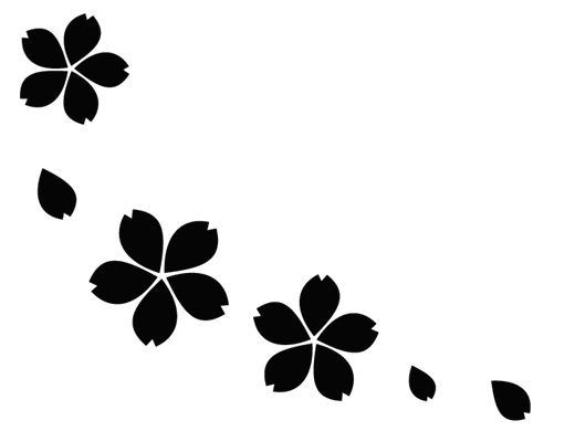 50 桜 イラスト 和風 白黒 全イラスト集