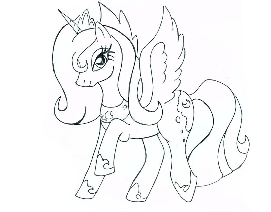 Download 330+ Princess Luna Coloring Pages PNG PDF File