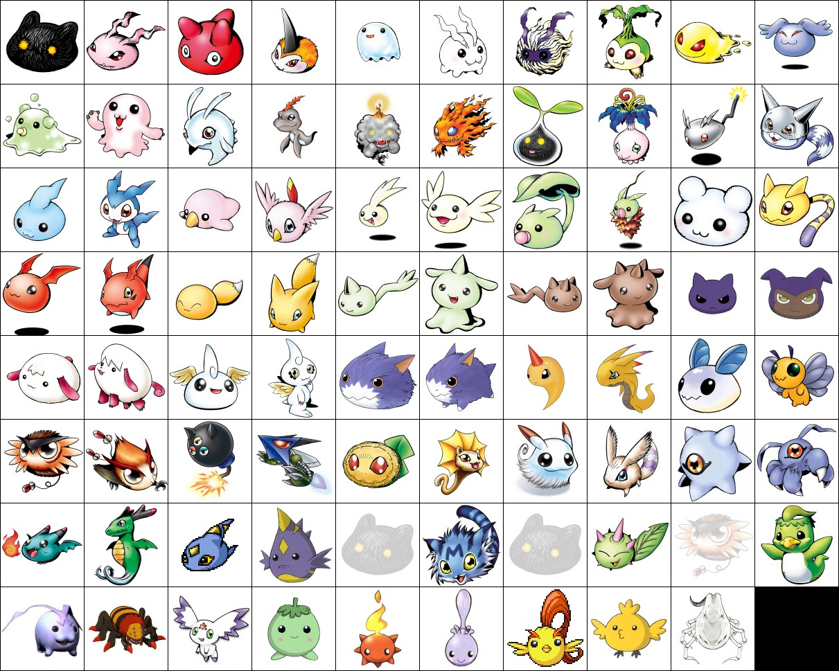 ベスト50 可愛い デジモン ランキング 最高の動物画像