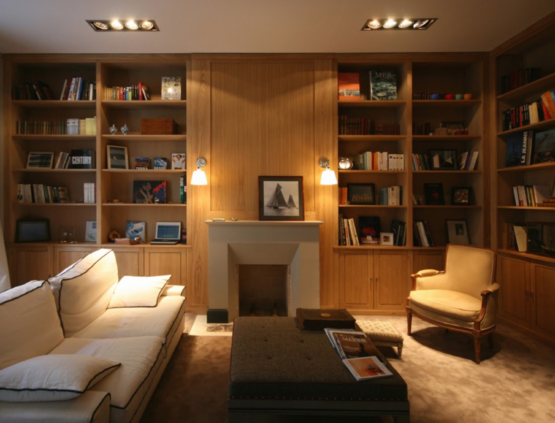 Arredo classico con libreria roma