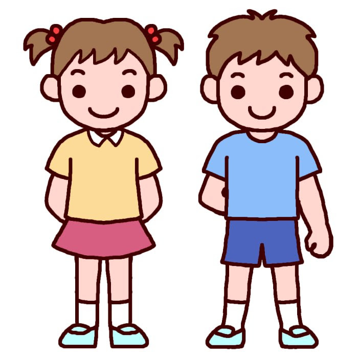 動物の画像について 心に強く訴える男の子 女の子 イラスト 無料