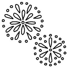 すべての美しい花の画像 エレガント花火 イラスト モノクロ