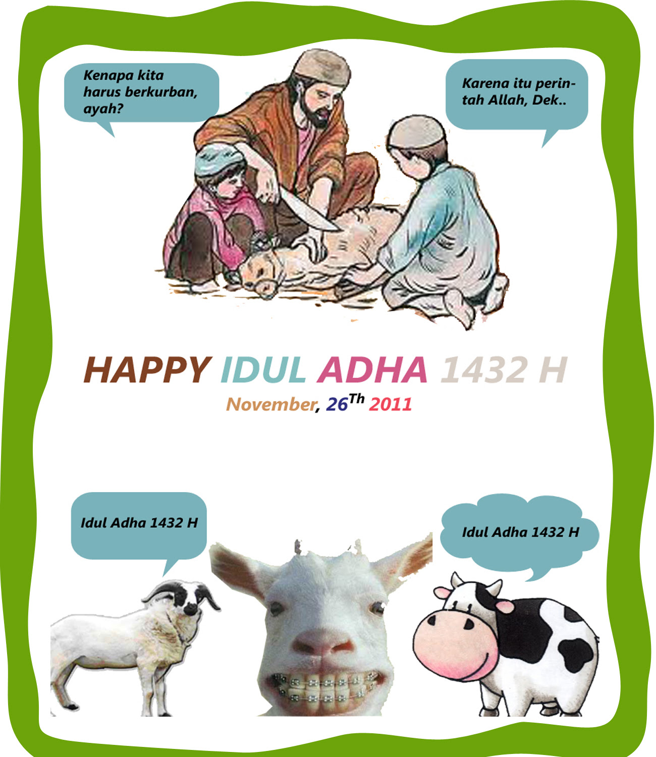 Gambar Kartun Lucu Hari Raya Idul Adha Pos DP BBM