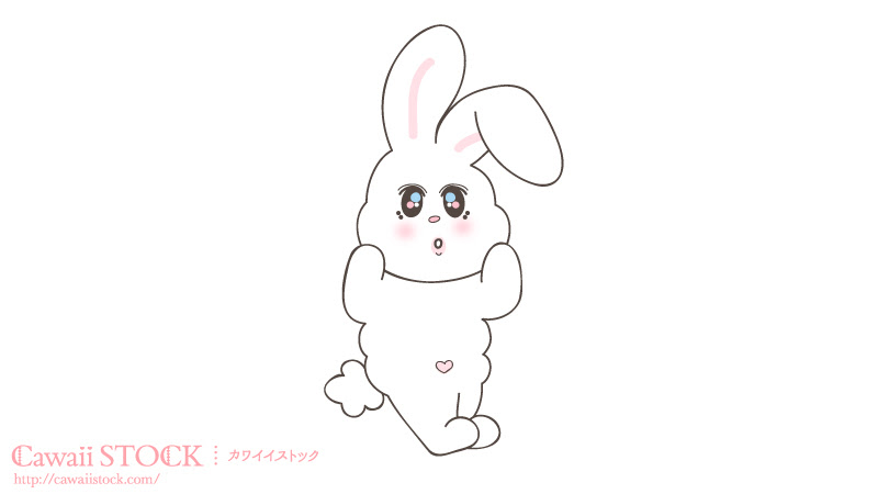 無料印刷可能うさぎ イラスト 可愛い 手書き 無料イラスト集