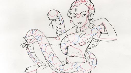 Japan Image 蛇 イラスト 描き方