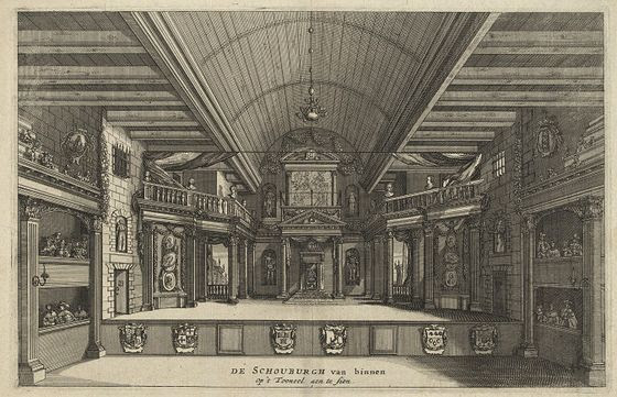3 januari 1638 - Opening van de
schouwburg Van Campen