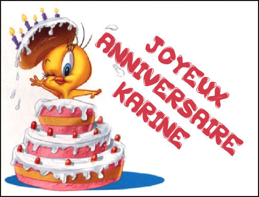 Joyeux Anniversaire Karine Humour Kirstie