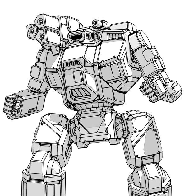 28+ War Robots Mech Coloring Pages