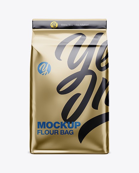 Download Download Glossy Paper Flour Bag Mockup Front View Eye ...
