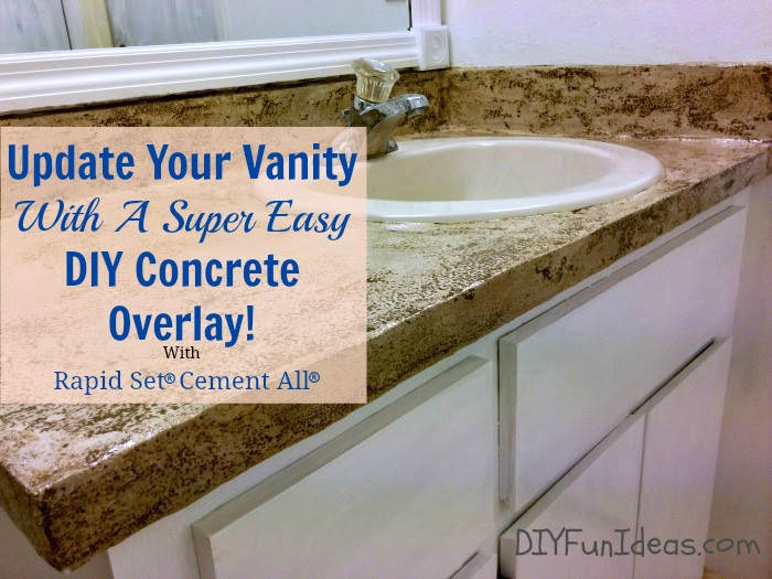 Maybe you would like to learn more about one of these? Diy Concrete Counter Overlay Vanity Makeover