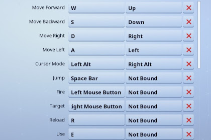 Fortnite Battle Royale Controls