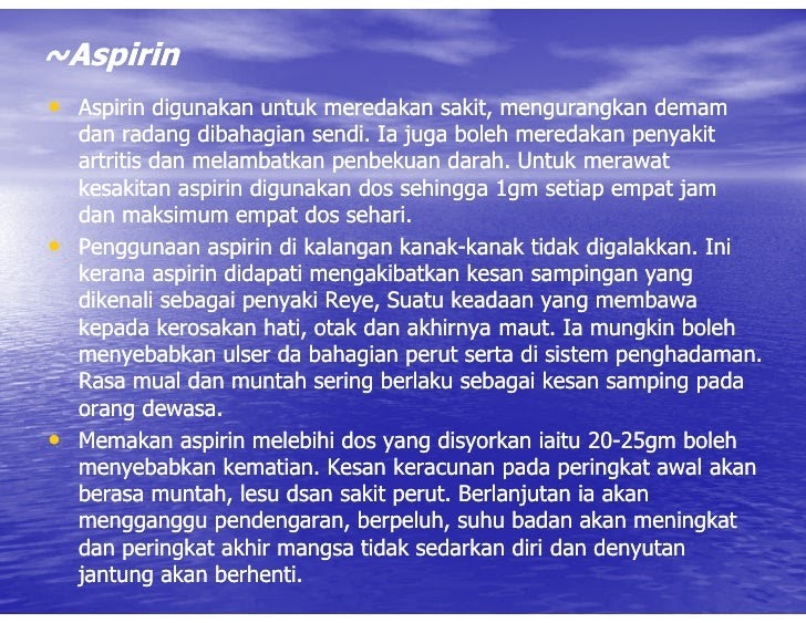 Kumpulan Ubat Aspirin - Rungon f