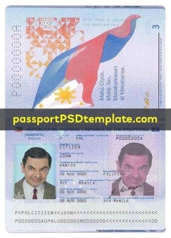 Experienced and efficient fake degree certificate makers. Philippines Passport Template Psd Photoshop Ph Passport