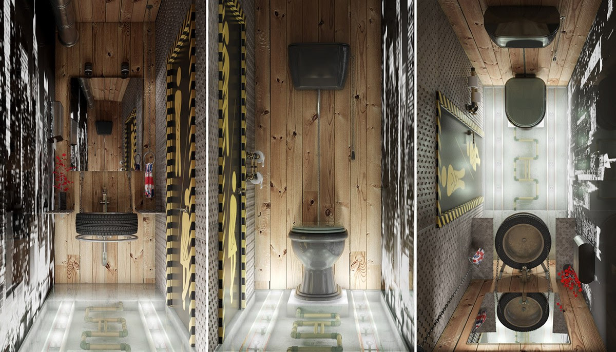 Furniture enchanting wayfair mirror for home furniture ideas inside funky. 51 Industrial Style Bathrooms Plus Ideas Accessories You Can Copy From Them