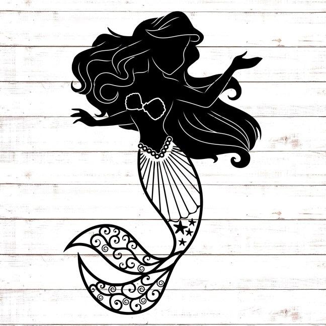 Download 960+ Layered Ariel Svg For Crafters for Silhouette