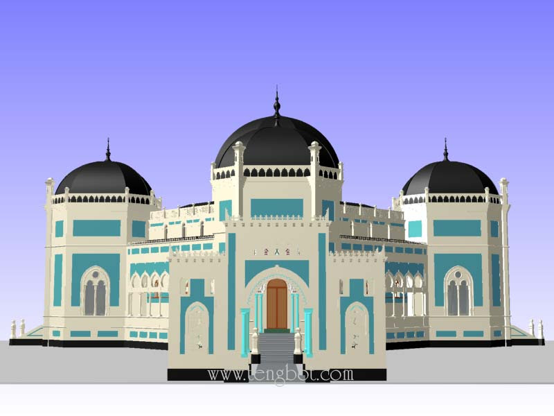  Keren  30 Gambar  Kartun  Masjid  Untuk Di Warnai Gambar  