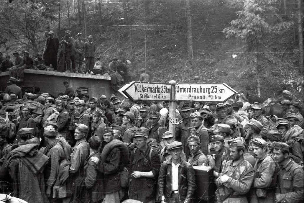 Bleiburg, Austria, May 1945 Fleeing Croats delivered by the British to communist Yugoslavia slaughter