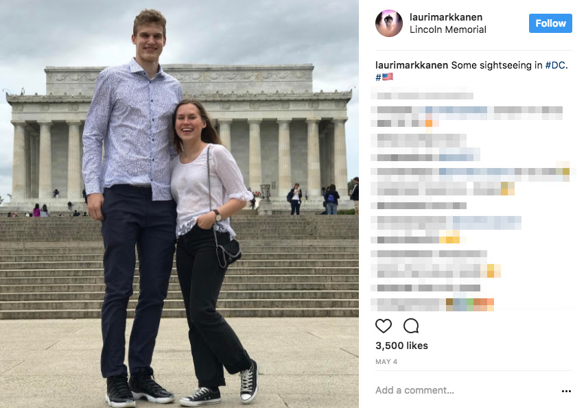 I'm not surprising anybody this year. Lauri Markkanen S Girlfriend Verna Aho Playerwives Com
