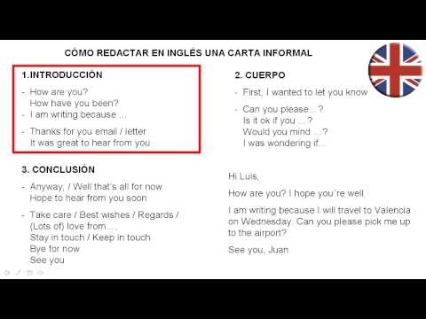 Cómo redactar una carta informal en inglés - Aprender Inglés